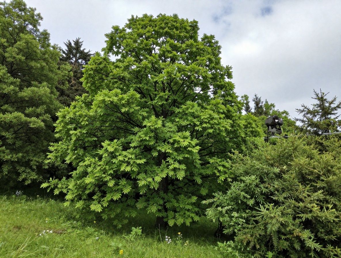 Panoramski pogled na zelenu livadu u ranom proljeće s divljim cvijećem, modrim nebom i blagim brdima u pozadini, idiličan prirodni krajolik koji simbolizira svježinu i obnovu